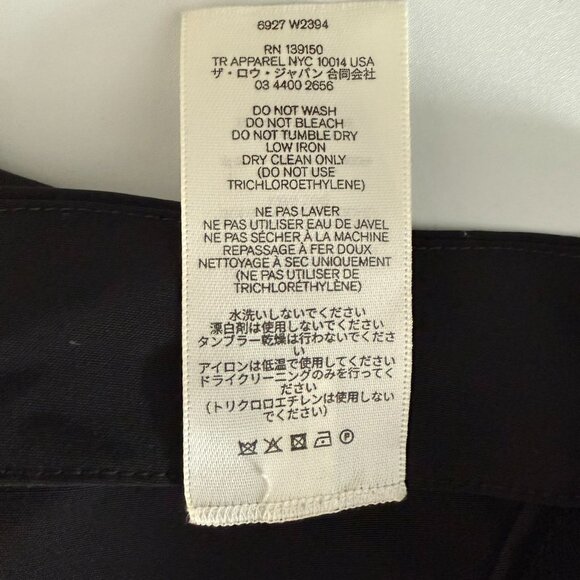 THE ROW The Barrie Virgin Wool black Drawstring pants L NWOT - Picture 14 of 16